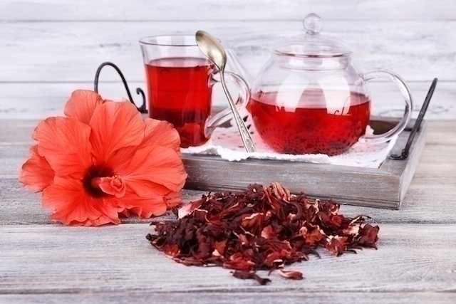 Thé à l'hibiscus